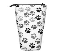 gawuoab Estuche telescópico para lápices con Estampado de Patas de Perro