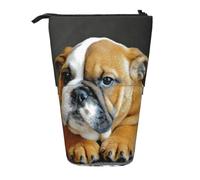gawuoab Estuche telescópico para lápices con Soporte para lápices con diseño de Cachorro de Bulldog inglés
