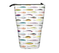 gawuoab Estuche telescópico para lápices con Soporte para señuelos de Pesca