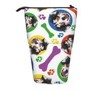 gawuoab Estuche telescópico para lápices de Pastor Australiano, Colorido y Divertido.