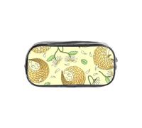 gawuoab Estuche Transparente para lápices con diseño de pangolines y Margaritas, Organizador Transparente