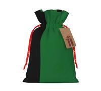 GaxfjRu Bolsa de arpillera con estampado de la bandera del Sultanato de Delhi, regalos de fiesta de Navidad, bolsa de regalo para regalos, varios tamaños (S, M)