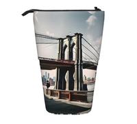 GaxfjRu Brooklyn Bridge S Print - Estuche telescópico portátil para lápices, organizador con múltiples ranuras, para herramientas de escritura y accesorios