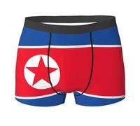 GaxfjRu Calzoncillos elásticos con estampado de bandera coreana para hombre, ropa interior de doble cara, para uso diario, Negro, XXL
