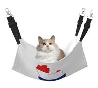 GaxfjRu Cama ajustable para gatos con mapa de la bandera de Tailandia, hamaca para ventana, acogedora cama de terciopelo para mascotas y descanso para gatitos
