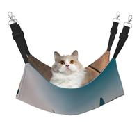 GaxfjRu Cama ajustable para gatos de avión, hamaca para ventana, acogedora cama de terciopelo para mascotas y descanso para gatitos