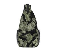 GaxfjRu Dollar Sign Money - Bolso bandolera para hombre y mujer, mochila de hombro casual, mochila de pecho para senderismo, viajes