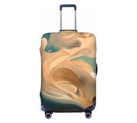 Gaxfjru Dunhuang - Funda protectora para equipaje de viaje, lavable, antiarañazos, con estampado misterioso, Black, M