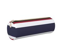 GaxfjRu Estuche de piel con cremallera para bolígrafos y lápices, diseño de bandera de Tailandia