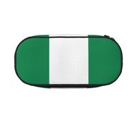 GaxfjRu Estuche para lápices con estampado de bandera de Nigeria de gran capacidad, organizador para el hogar, la universidad, la oficina, para adultos