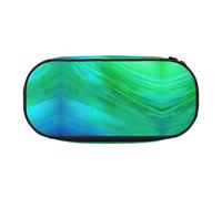 GaxfjRu Estuche para lápices de gran capacidad, color verde azulado para el hogar, universidad, oficina, organizador para adultos, estudiantes, Negro , talla única, Lindo