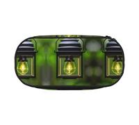 GaxfjRu Estuche para lápices, diseño de luciérnagas y linternas, gran capacidad, para el hogar, la universidad, la oficina, organizador para adultos, estudiantes, Negro , talla única, Lindo