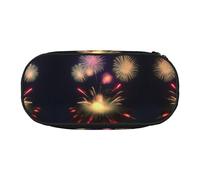 GaxfjRu Explosion Fireworks - Estuche para lápices con impresión 3D de gran capacidad para el hogar, universidad, oficina, organizador para adultos, estudiantes, Negro , talla única, Lindo
