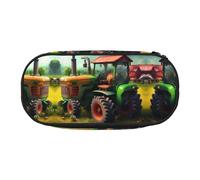 GaxfjRu Fantasy Farm - Estuche para lápices con estampado de tractor de gran capacidad para el hogar, la universidad, oficina, organizador para adultos