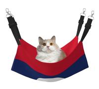 GaxfjRu Flag Of Laos - Hamaca ajustable para gatos, para ventana, acogedora cama de terciopelo para mascotas y descanso para gatitos