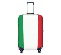 GaxfjRu Funda de maleta con bandera de Italia, fundas de maleta para equipaje, mantiene tu equipaje seguro y elegante, fundas de equipaje para maleta aprobadas por la TSA, Black, L