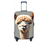 GaxfjRu Funda de maleta de alpaca Avatar, fundas de maleta para equipaje, mantiene tu equipaje seguro y elegante, fundas de equipaje para maleta aprobadas por la TSA, Black, L