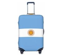 GaxfjRu Funda para maleta con bandera argentina, fundas de maleta para equipaje, mantiene tu equipaje seguro y elegante, fundas de equipaje para maleta aprobadas por la TSA, Black, S