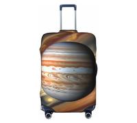 GaxfjRu Funda para maleta con diseño de paisaje de Júpiter, fundas de maleta para equipaje, mantiene tu equipaje seguro y elegante, fundas de equipaje para maleta aprobadas por la TSA, Black, XL