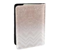 GaxfjRu Funda para pasaporte con estampado de bonito patrón brillante para viajes, organizador de viaje, funda para tarjetas de crédito, funda para pasaporte, Black, Talla única