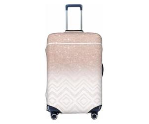 GaxfjRu Funda protectora para maleta de viaje, lavable, antiarañazos, con estampado brillante y bonito estampado, Black, L