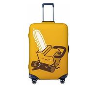 Gaxfjru Funda protectora para maleta, lavable, antiarañazos, con estampado de motosierra llorando, Black, M