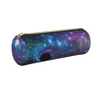GaxfjRu Galaxy - Estuche de piel con cremallera para bolígrafos y lápices, color grano, suave