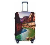 GaxfjRu Grand Canyon - Funda de equipaje personalizada aprobada por la TSA, fundas de maleta para equipaje de 28 pulgadas, funda de maleta grande, Blanco, L