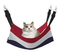 GaxfjRu Hamaca ajustable con bandera de Tailandia para gatos, para ventana, acogedora cama de terciopelo para mascotas y descanso para gatitos