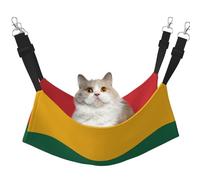 GaxfjRu Hamaca ajustable para gatos con diseño de bandera de Lituania, para ventana, acogedora cama de terciopelo para mascotas y descanso para gatitos