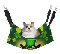 GaxfjRu Happy St Patrick'S Day - Hamaca ajustable para ventana, acogedora cama de terciopelo para mascotas y descanso para gatitos