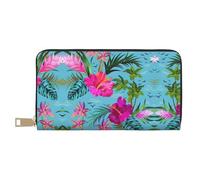 GaxfjRu Heaps of Orange Monarch Butterflies - Cartera de piel sintética con cremallera de metal, tarjetero para mujeres modernas y organizadas, Hola Hawaii, Talla única, Classic