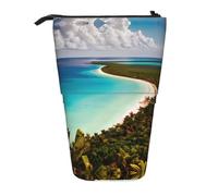 GaxfjRu Island of Cuba - Estuche telescópico portátil para lápices, organizador con múltiples ranuras, para herramientas de escritura y accesorios