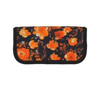 GaxfjRu Juego de estuches de lona con diseño floral ornamentado para lápices, almacenamiento organizado para picnics y uso diario, bolsa de maquillaje, soporte para lápices