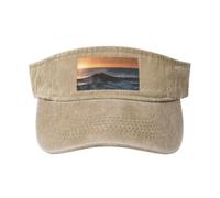 GaxfjRu Last Sun Rays of Over The Sea Waves - Gorra de protección solar transpirable para mujer, para golf, tenis, correr, uso diario, natural, Talla única