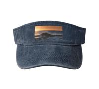GaxfjRu Last Sun Rays of Over The Sea Waves - Gorra de protección solar transpirable para mujer, para golf, tenis, correr, uso diario, azul marino, Talla única