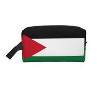GaxfjRu Palestine Flag1 - Bolsa de maquillaje grande para mujer, organizador de cosméticos, accesorios de tocador, color blanco y opulento jardín, talla única, Jardín Blanco/Opulento, talla única