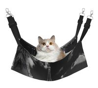 GaxfjRu París Torre Eiffel y nube ajustable para gatos, hamaca para ventana, acogedora cama de terciopelo para mascotas y descanso para gatitos