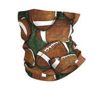GaxfjRu Polaina de cuello multiusos con estampado de fútbol verde para hombres y mujeres, máscara facial de verano para trabajar, correr y deportes
