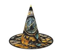 GaxfjRu Sombrero de bruja de Halloween, accesorio de disfraz de bruja para Halloween, cosplay, fiesta, decoración de vacaciones, 3 piezas