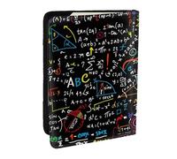 GaxfjRu Soporte para pasaporte con estampado de fórmula matemática, cartera para pasaporte para mujer, artículos esenciales de viaje, bolsa para pasaporte para hombres