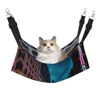 GaxfjRu Streets Of New York City - Cama ajustable para gatos, hamaca para ventana, acogedora cama de terciopelo para mascotas y salón para gatitos