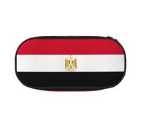 GaxfjRu Studen - Estuche para lápices con diseño de bandera egipcia, gran capacidad, para el hogar, la universidad, la oficina, organizador para adultos, Negro , Talla única, Lindo