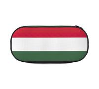 GaxfjRu Studen - Estuche para lápices con diseño de la bandera de Hungría, gran capacidad, para el hogar, la universidad, la oficina, organizador para adultos, Negro , Talla única, Lindo