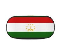GaxfjRu Studen - Estuche para lápices con diseño de la bandera de Tayikistán, gran capacidad, para el hogar, la universidad, la oficina, organizador para adultos, Negro , Talla única, Lindo