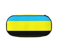 GaxfjRu Studen - Estuche para lápices con diseño de la bandera del Sultanato de Burongan, gran capacidad, para el hogar, la universidad, la oficina, organizador para adultos, Negro , Talla única,