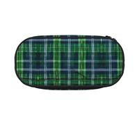 GaxfjRu Studen - Estuche para lápices con estampado escocés de gran capacidad para el hogar, la universidad, la oficina, organizador para adultos, Negro , Talla única, Lindo