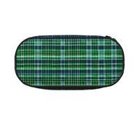 GaxfjRu Studen - Estuche para lápices con estampado escocés de gran capacidad para el hogar, la universidad, la oficina, organizador para adultos, Negro , Talla única, Lindo