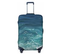 GaxfjRu The Deep Ocean - Funda para maleta, fundas de maleta para equipaje, mantiene tu equipaje seguro y elegante, fundas de equipaje para maleta aprobadas por la TSA, Black, S