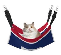GaxfjRu Wyoming State Flag - Hamaca ajustable para gatos, para ventana, acogedora cama de terciopelo para mascotas y descanso para gatitos
